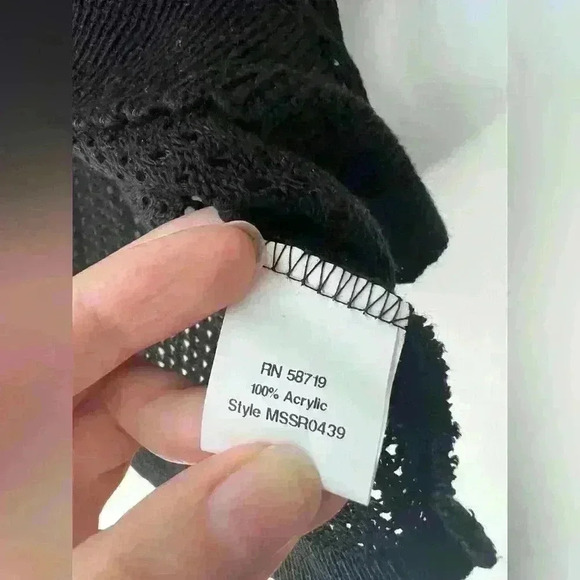 Vintage Notations Womens Knit Button Up Garden Girl Cardigan Cottagecore Small - Picture 6 of 9